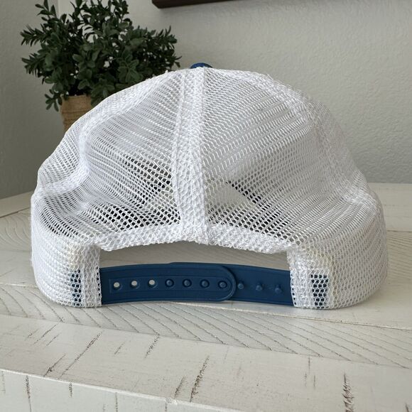 Ford American Flag Trucker Mesh Hat‎ Cap Adjustable Snapback White and Blue - Picture 5 of 11